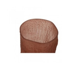 Vaso Home ESPRIT Terracotta Cristallo Moderno 14 x 14 x 31,5 cm