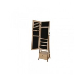 Portagioie Verticale Home ESPRIT Naturale Legno MDF 40 x 36 x 154 cm