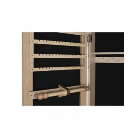 Portagioie Verticale Home ESPRIT Naturale Legno MDF 40 x 36 x 154 cm