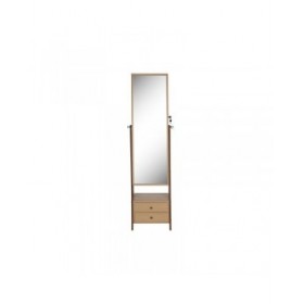 Portagioie Verticale Home ESPRIT Naturale Legno MDF 40 x 36 x 154 cm