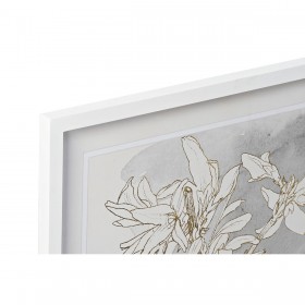 Quadro DKD Home Decor 55 x 2,5 x 70 cm Fiori Romantico (4 Pezzi)