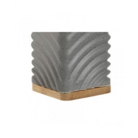 Portaspazzolini da Denti Home ESPRIT Grigio Crema Bambù Dolomite 7 x 7 x 12 cm (2 Unità)