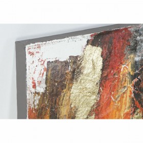 Quadro DKD Home Decor 99,5 x 3,5 x 99,5 cm Astratto Moderno (2 Unità)