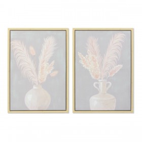Quadro DKD Home Decor Vaso 50 x 4 x 70 cm Shabby Chic (2 Unità)