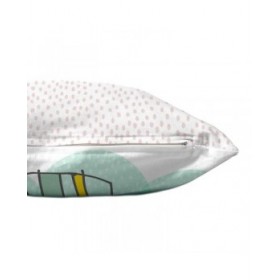 Fodera per cuscino HappyFriday Moshi Moshi Hola Multicolore 50 x 30 cm