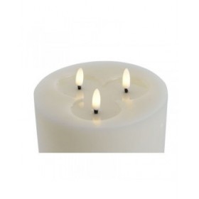 Candela LED Home ESPRIT Beige 15 x 15 x 7 cm (AA)