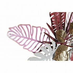 Decorazione da Parete DKD Home Decor Metallo Fiori (66 x 13 x 74 cm)