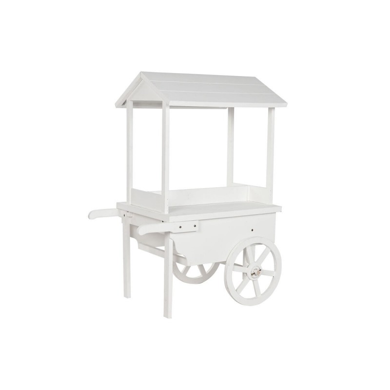 Carrello da Giardino Home ESPRIT Bianco 85 x 51 x 114 cm