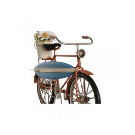 Statua Decorativa Home ESPRIT Azzurro Verde Arancio 31 x 8,5 x 19 cm (3 Unità)