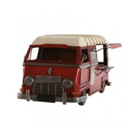 Statua Decorativa Home ESPRIT Azzurro Rosso Beige Vintage 33 x 17 x 16 cm (2 Unità)