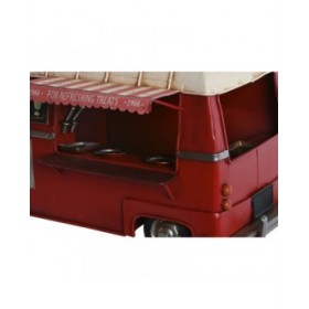 Statua Decorativa Home ESPRIT Azzurro Rosso Beige Vintage 33 x 17 x 16 cm (2 Unità)