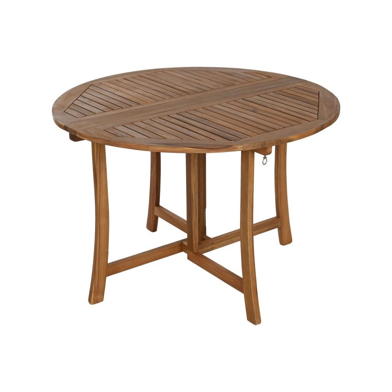 Tavolo da Pranzo Home ESPRIT Marrone Naturale Acacia 110 x 110 x 74 cm