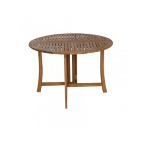 Tavolo da Pranzo Home ESPRIT Marrone Naturale Acacia 110 x 110 x 74 cm