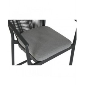 Sgabello Home ESPRIT Alluminio rattan sintetico 57 x 61 x 108 cm