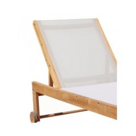 Lettino Home ESPRIT Bianco Marrone 187 x 65 x 81 cm