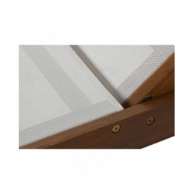 Lettino Home ESPRIT Bianco Marrone 187 x 65 x 81 cm