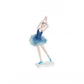 Statua Decorativa DKD Home Decor Azzurro Romantico Ballerina Classica 11 x 6 x 23 cm