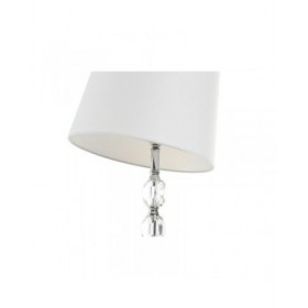 Lampada da Terra Home ESPRIT Bianco Argentato 50 W 220 V 35 x 35 x 150 cm (3 Pezzi)