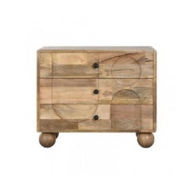 Cassettiera Home ESPRIT Marrone Moderno 82 x 35 x 71 cm