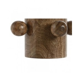 Vaso Home ESPRIT Marrone Legno di mango