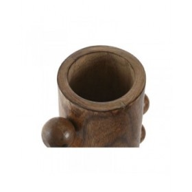Vaso Home ESPRIT Legno di mango 10 x 10 x 28 cm
