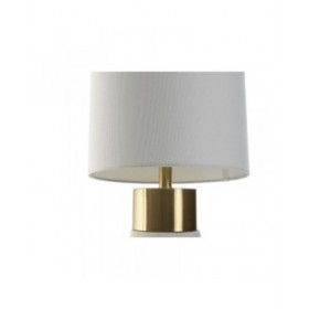 Lampada da tavolo Home ESPRIT Bianco Dorato 50 W 220 V