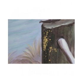 Quadro Home ESPRIT Uccelli Mediterraneo 80 x 3 x 80 cm (2 Unità)