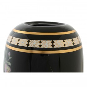 Vaso DKD Home Decor S3020480 Porcellana Nero Multicolore Shabby Chic (19 x 19 x 42 cm)