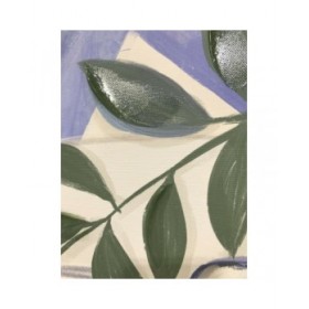 Quadro Home ESPRIT Giallo Azzurro Mediterraneo 60 x 4 x 80 cm (4 Unità)