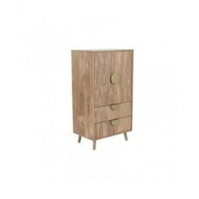 Armadio Home ESPRIT Marrone Dorato Legno Legno MDF 60 x 40 x 110 cm