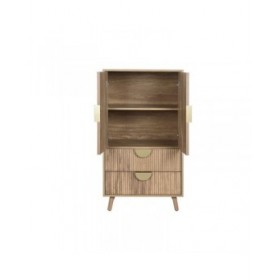 Armadio Home ESPRIT Marrone Dorato Legno Legno MDF 60 x 40 x 110 cm