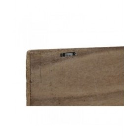 Appendiabiti da parete Home ESPRIT Naturale Legno di paulownia 89 x 6 x 62 cm