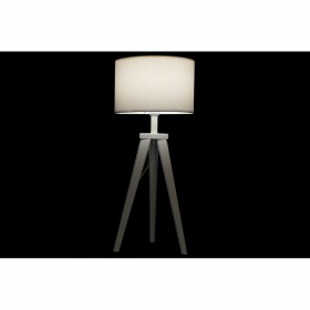 Lampada da tavolo DKD Home Decor 8424001807918 Legno Bianco 220 V 50 W 30 x 30 x 72 cm