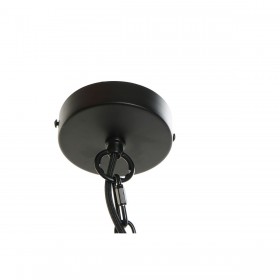 Lampadario DKD Home Decor Nero Metallo Marrone 220 V 50 W (25 x 25 x 43 cm)