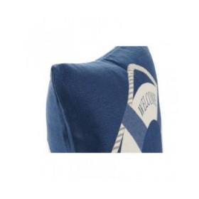 Cuscino Home ESPRIT Azzurro Bianco 45 x 10 x 45 cm (2 Unità)