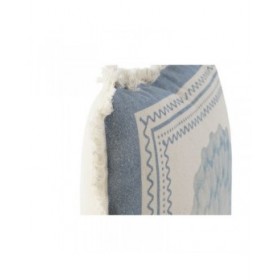Cuscino Home ESPRIT Azzurro Beige 45 x 10 x 45 cm (2 Unità)