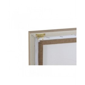 Quadro Home ESPRIT Bianco Grigio Vaso Scandinavo 45 x 2,5 x 60 cm (2 Unità)