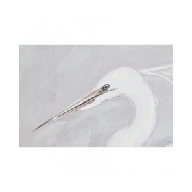 Quadro Home ESPRIT Bianco Beige Grigio Uccello Orientale 80 x 3,5 x 80 cm (2 Unità)