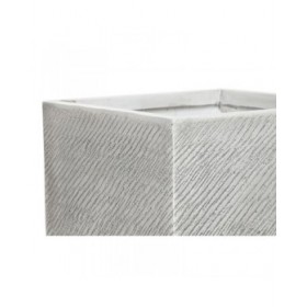 Vaso Home ESPRIT Grigio Magnesio 37 x 37 x 31,5 cm (4 Unità)