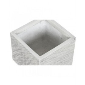 Vaso Home ESPRIT Grigio Magnesio 37 x 37 x 31,5 cm (4 Unità)