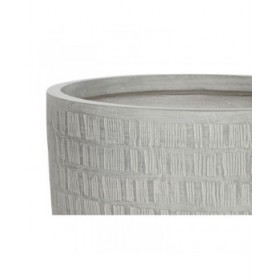 Vaso Home ESPRIT Grigio Magnesio 44 x 44 x 43 cm (4 Unità)