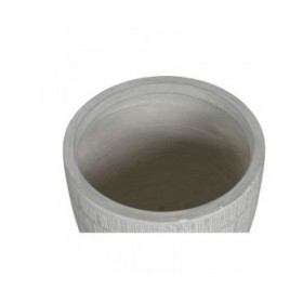 Vaso Home ESPRIT Grigio Magnesio 44 x 44 x 43 cm (4 Unità)