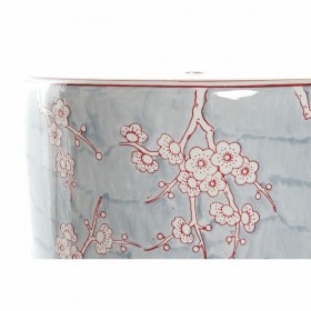 Tavolo aggiuntivo DKD Home Decor 32 x 32 x 41 cm Azzurro Arancio