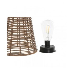 Lampada ad energia solare Home ESPRIT Marrone 30 x 30 x 50 cm