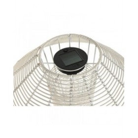 Lampada ad energia solare Home ESPRIT Bianco 35 x 35 x 76 cm