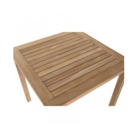 Tavolo da Pranzo Home ESPRIT Marrone Teca 80 x 80 x 77 cm
