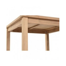 Tavolo da Pranzo Home ESPRIT Marrone Teca 80 x 80 x 77 cm