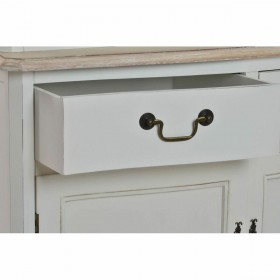 Stand Espositore DKD Home Decor S3021937 Cristallo Legno Bianco (88 x 40 x 91 cm)