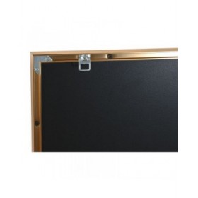 Quadro Home ESPRIT Bianco Nero Dorato Fiori 80 x 3,5 x 80 cm (2 Unità)