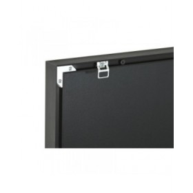Quadro Home ESPRIT Bianco Nero Astratto Moderno 80 x 3,5 x 80 cm (2 Unità)